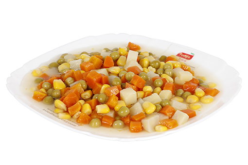 Canned mixed vegetable with high quality